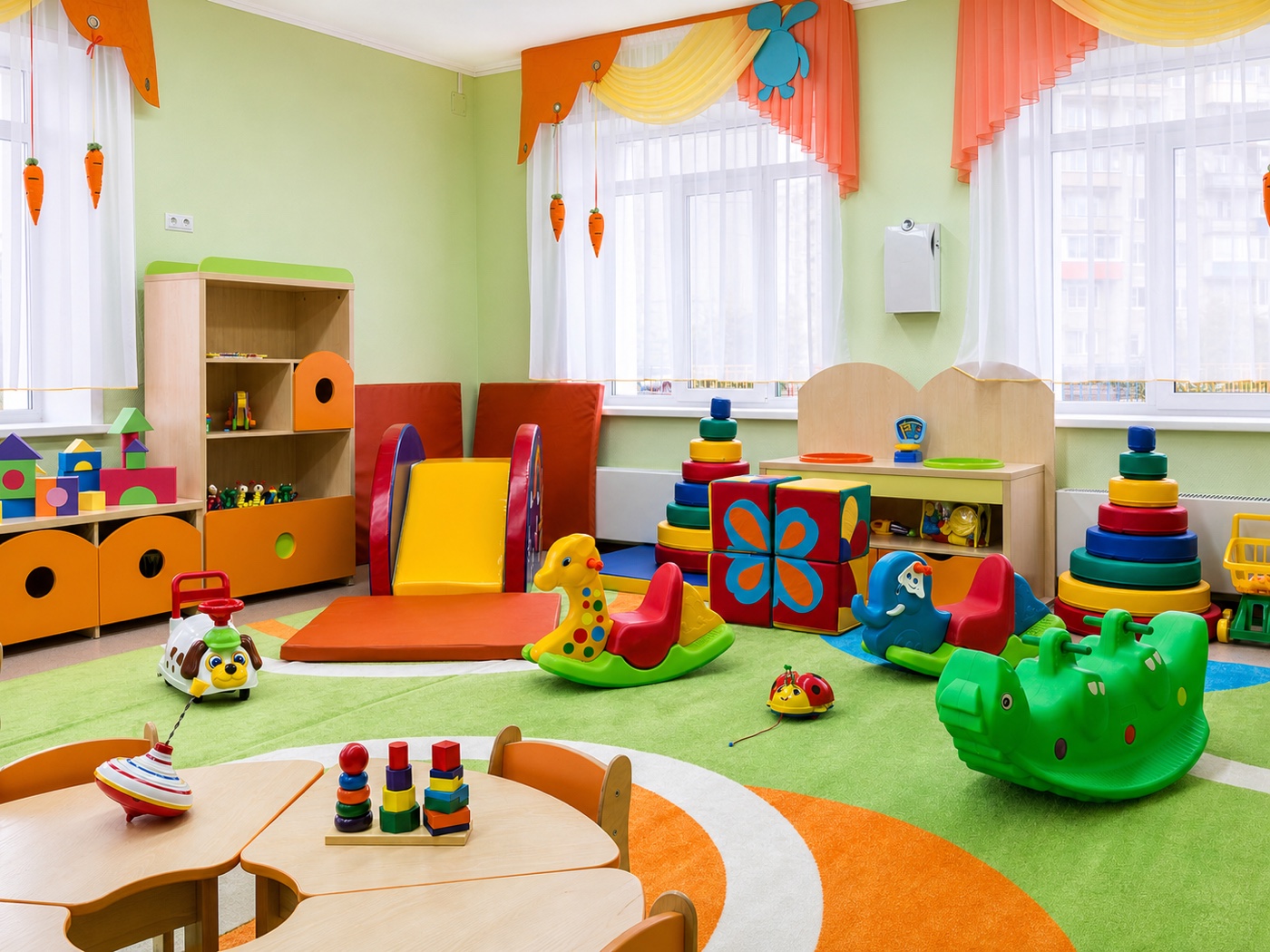 Toddler play area for early childhood venues